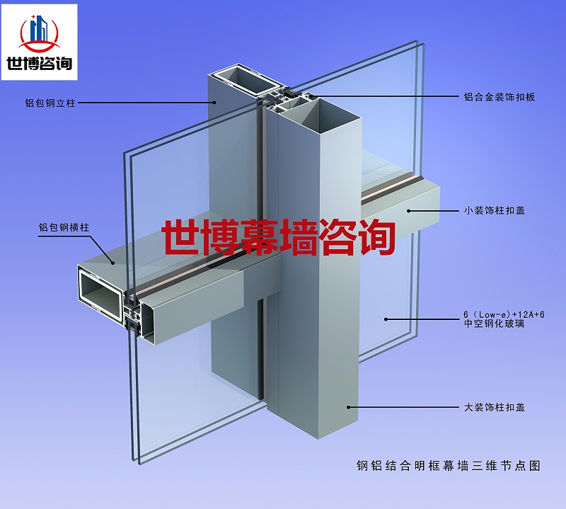 03裙樓鋼鋁結(jié)合明框系統(tǒng)